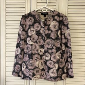 St. John button down sweater size small